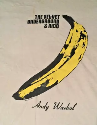 Velvet Underground & Nico White T-Shirt L Vintage YK2 Lou Reed Andy Warhol VG • $19.99