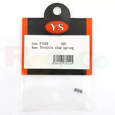 Ys Engine Parts Throttle Stop Spring 160 # Ysf1259 • $20.42