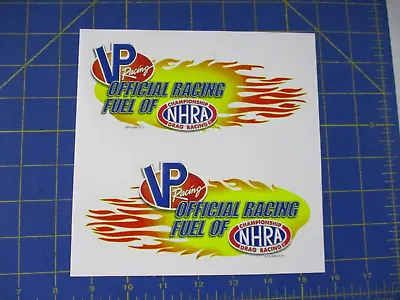 VP RACING FUELS NHRA Drag Racing Decals Stickers Official Fuel - 2 Decals • $5.50