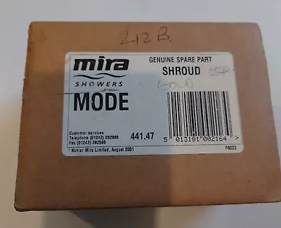 Mira Mode Fixed Head Outlet Cover Shroud (441.47) Gold • £89.99