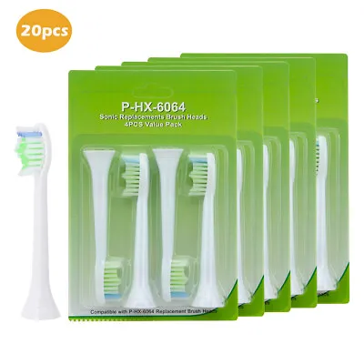 20x Diamond Clean Replacement Toothbrush Heads For Philips Sonicare HX6064 • $23.19