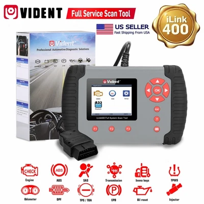 $139 • Buy VIDENT ILink400 Full System Car Diagnostic Tool For Mercedes ABS/SRS/SAS Scanner