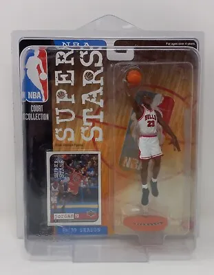 Michael Jordan 1998-99 NBA Superstars Mattel Action Figure + Upper Deck Card NEW • $29.99