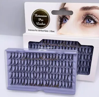 £4.90 • Buy Individual False Eyelashes Ultra Thick Cluster Volume Extensions  X100 Stand
