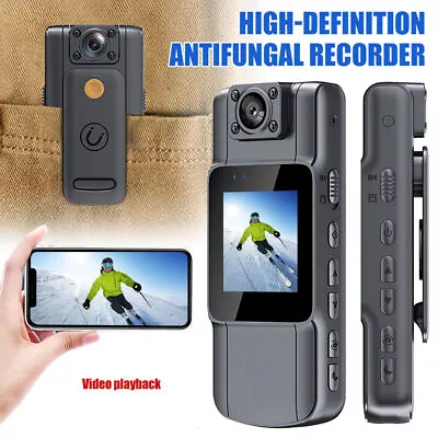 4K WiFi Video Recorder DVR IR Night 1080P Cam Camcorder Mini Body Police Camera • $38.99