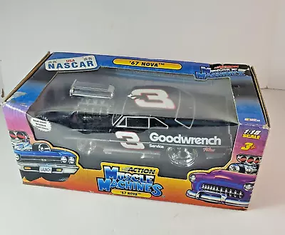 1967 Chevy Nova Dale Earnhardt Sr 1:18 Scale #3 Goodwrench Muscle Machines • $84.99