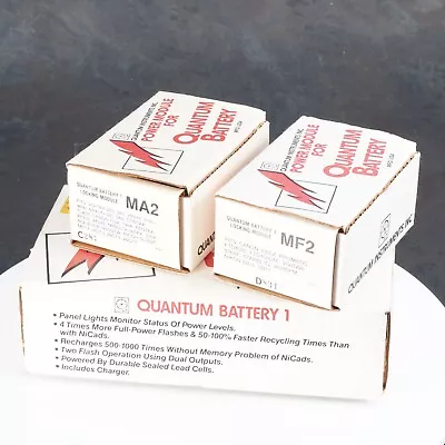 ^ [NOS] Quantum Battery 1 W/ Locking Power Module MA2 + MF2 + Boxes! • $135