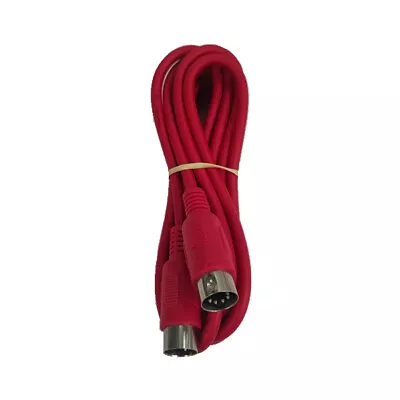 Cable Up CU/MD110/RED 10' MIDI Male To MIDI Male MIDI Cable (Red) • $8.75