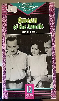 Queen Of The Jungle (VHS) Rare 1935 12-part Serial Stars Mary Kornman • $8