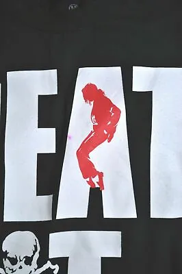 FC Foundation F#@K CANCER BEAT IT Shirt Sz M Black Cotton USA Made King Of Pop • $19