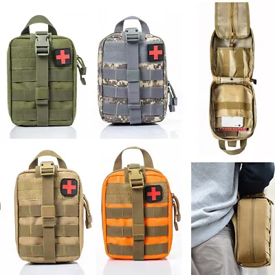 Durable Tactical MOLLE Rip-Away EMT IFAK Medical Pouch First Aid Kit Utility Bag • $20.69