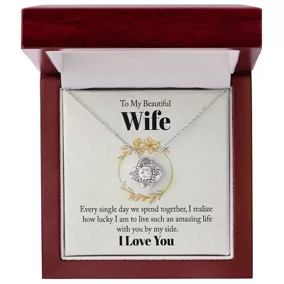 Mothers Day Gifts To My Wife Necklace From Husband Wife Necklace Women • $19.99