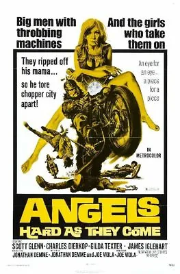 Angels Hard As They Come 01 B-movie Reproduction Art Print A4 A3 A2 A1 • £14.38