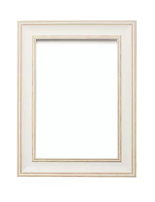 Shabby Chic Photo Frame Picture Poster Frames White Oak Silver  A1 A2 A3 A4 A5 • £8.87