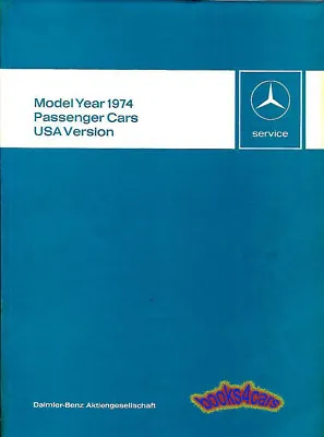 Mercedes Manual 1974 Book Service Repair Introduction 450sl 450se 280 450slc 240 • $64.95