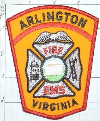 Virginia Arlington Fire Dept Ems Emergency Medical Patch • $3