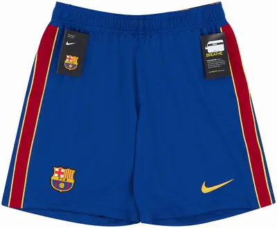 Barcelona 2020/21 Home Shorts (l M) Blue Spain Nike Football Soccer Bnwt Messi • $29.99