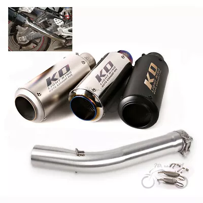 Slip For Yamaha YZF R6 1998-2005 Replace Muffler Exhaust Mid Pipe Escape System • $135.36