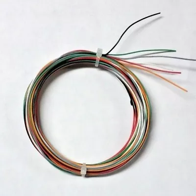 26 AWG (600V) Mil-Spec Wire (PTFE)  Stranded Silver Plated Copper Kit 50 Ft • $10.62