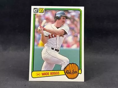 1983 Donruss Mlb Baseball Wade Boggs #586 Rookie Card Boston Red Sox Rc • $9.99