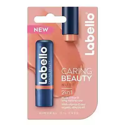 24x Labello Caring Beauty Nude Tinted Lip Balm 4.8g / 0.17oz • £139.47