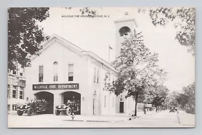 FIRE House Department Millville NJ 1920s Unused Postcard 6b • $5.99