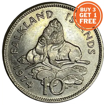 10p Ten Pence - Falkland Island - Choice Of Date From 1974- 2004 • £2.49