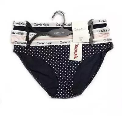 Calvin Klein Underwear Size L  3 Pack CK Knickers Briefs Carousel Logo Waistband • £28