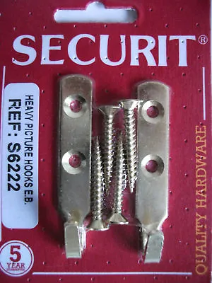 Heavy Duty Picture / Mirror Hooks. (including Screws) New • £3.99