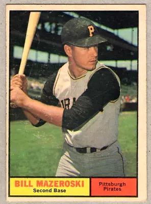 Bill Mazeroski - 1961 Topps #430 • $0.99