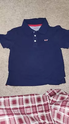 Vineyard Vines Kids Boys Navy Blue 4T Polo Shirt • $5.60