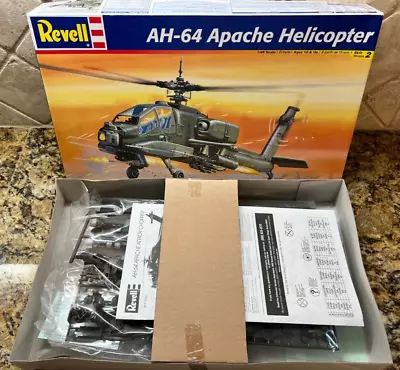$16.49 • Buy Revell 1:48 Plastic Model Kit AH-64 Apache Helicopter #85-5443 New & Complete!