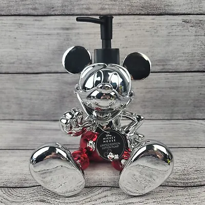 SILVER Metallic LIMITED Disney Mickey Mouse Soap Dispenser Lotion Pump (#2) • $39.96