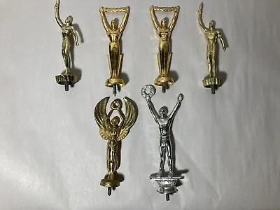 Vintage Metal Victory Trophy Toppers 6 Pcs • $50