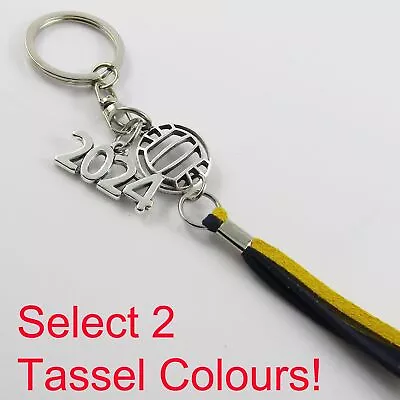 2024 Netball Charm Keychain Bag Tag Coach Sports Gift Select Tassel Colours • $14.95