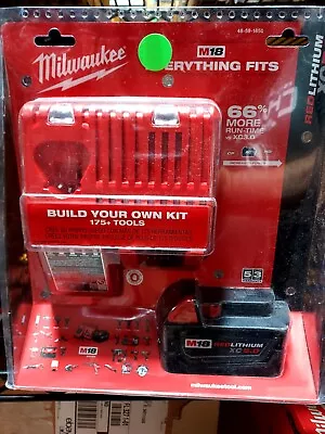 Milwaukee M18 Redlithium XC5.0 18V Starter Kit - (48-59-1850) • $69.99