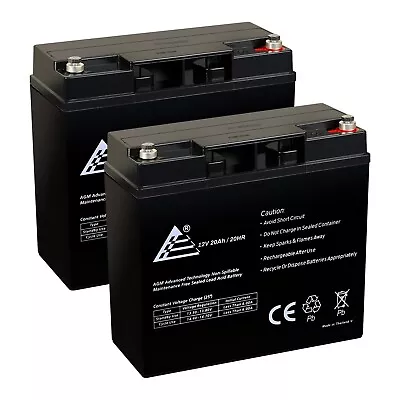 2 Pack: 12V 20AH SLA Replacement Battery For CP12180D • $82.99