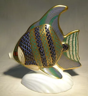 £44.99 • Buy Royal Crown Derby Paperweight  Tropical Angel Fish