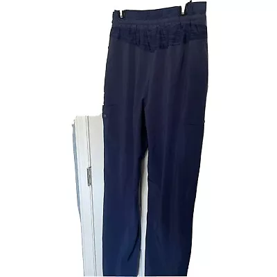 Medium Tall Blue Scrub Pants • $8