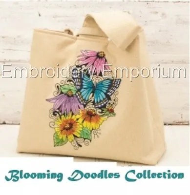 Blooming Doodles Collection - Machine Embroidery Designs On Usb 4x4 & 5x7 • £20.95