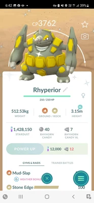 $25 • Buy Pokemon Go Has 65 Plus Shinies    7 Plus 100 Iv Pokemon Has 1mil Stardust 