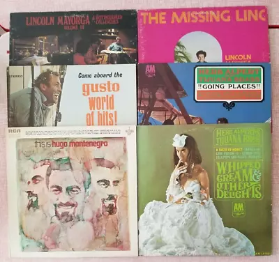 Lot Of 6 1960's-70's Jazz Original Vinyl LP Records - Lincoln Mayorga & More • $40