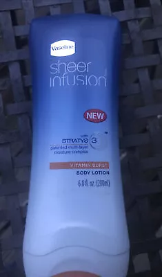 New Vaseline Sheer Infusion Vitamin Burst Body Lotion 6.8 Ounces  • $13.99