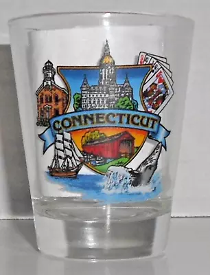 Connecticut Shot Glass Vintage New • $11.99