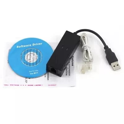 £32.76 • Buy USB 56K External Dial Up Voice Fax Data Modem Windows 10 / 8 / 7 / XP / Vista