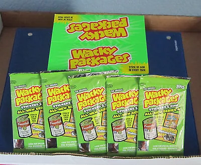 Wacky Packages Ans4 Sealed 5 Unopened Packs In Excellent Condition • $19.95