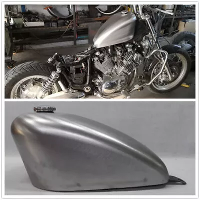 10L Motorcycle Petrol Gas Fuel Tank For Yamaha XV750 1988-1998 1989 XV1100 New • $256.09