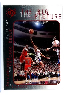 1997/98 UD3 The Big Picture Allen Iverson W/ Michael Jordan #41 • $7.49