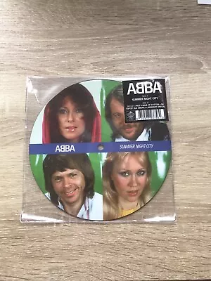 ABBA 7-inch Single: Summer Night City / Medley 2019 Picture Disc - Polar Music • £11.25