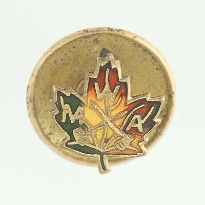 Modern Woodmen Of America - Rolled Gold Member Lapel Pin MWA Leaf Fraternal • $9.99